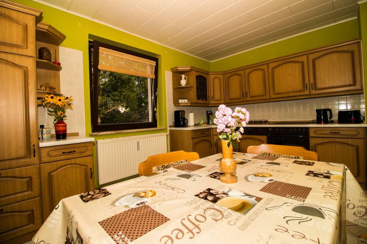 Apartmán Am Balkon Des Erzgebirges Bernsbach Exteriér fotografie